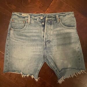 Levi's Women's Light Blue Denim Shorts
